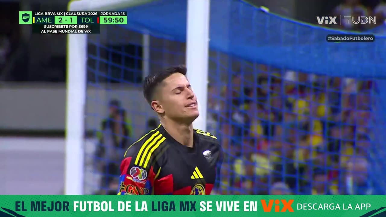 ¡Era su triplete y la dejo ir! La falla de Brian Rodríguez vs. Toluca