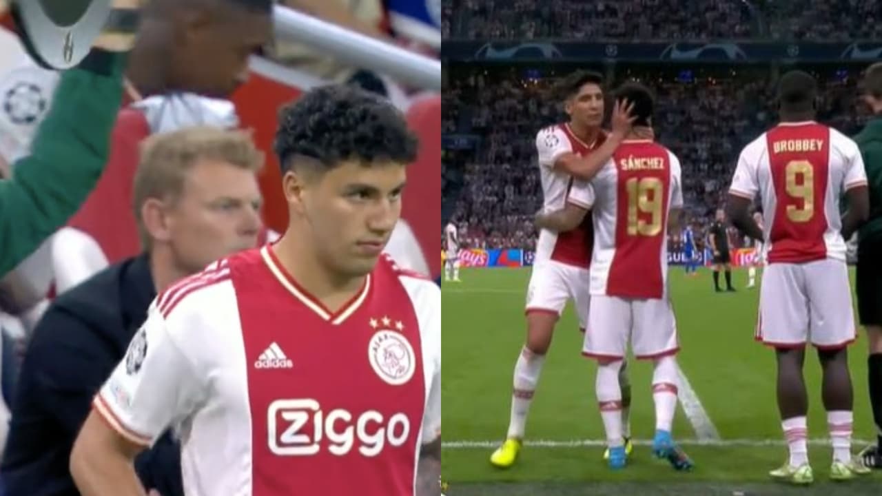 Jorge Sánchez ingresa por Edson Álvarez y debuta en Champions League