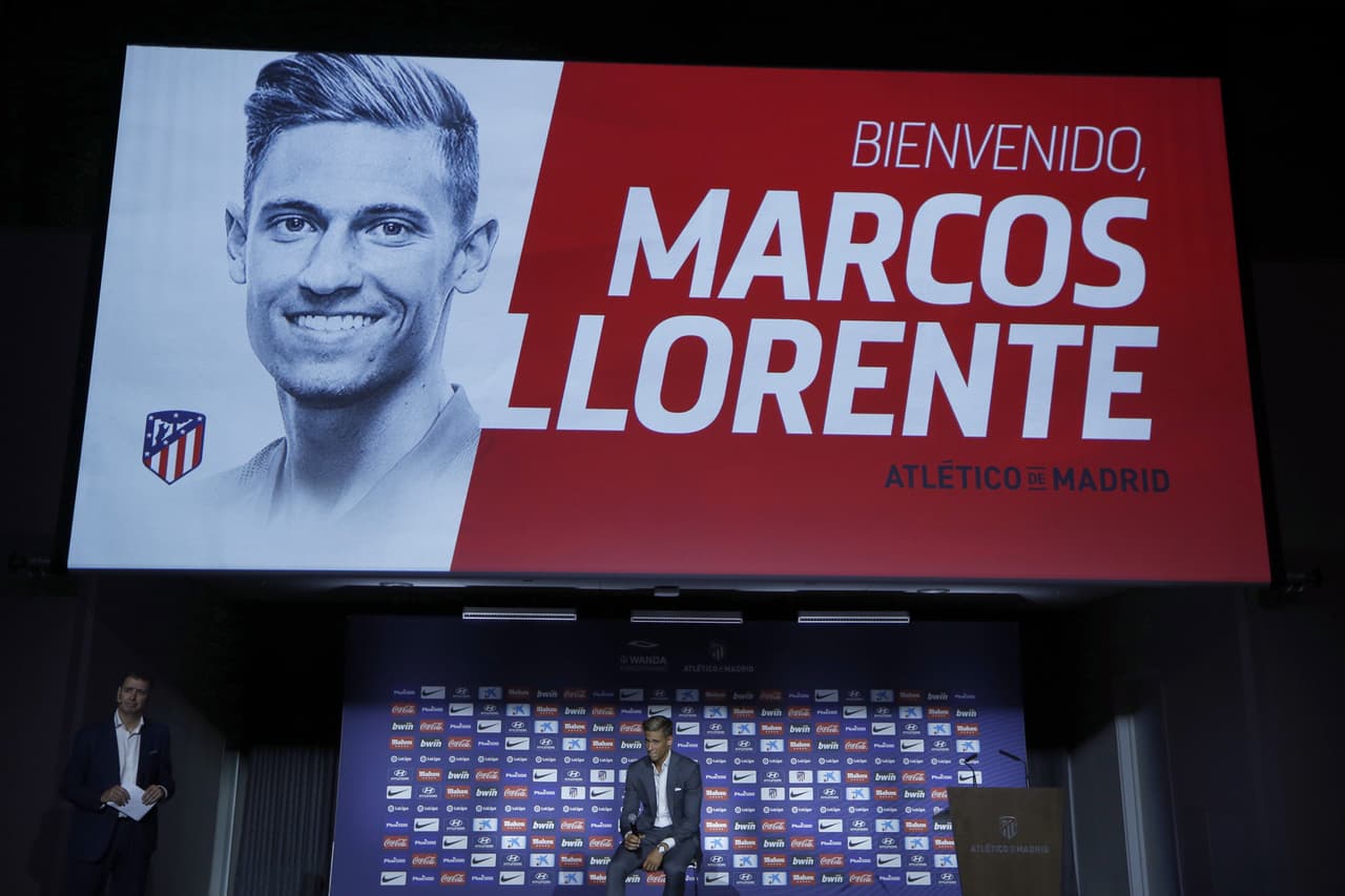 En el auditorio del Metropolitano, el ex Real Madrid entregó sus primeras palabras como Colchonero tras firmar por cinco temporadas.