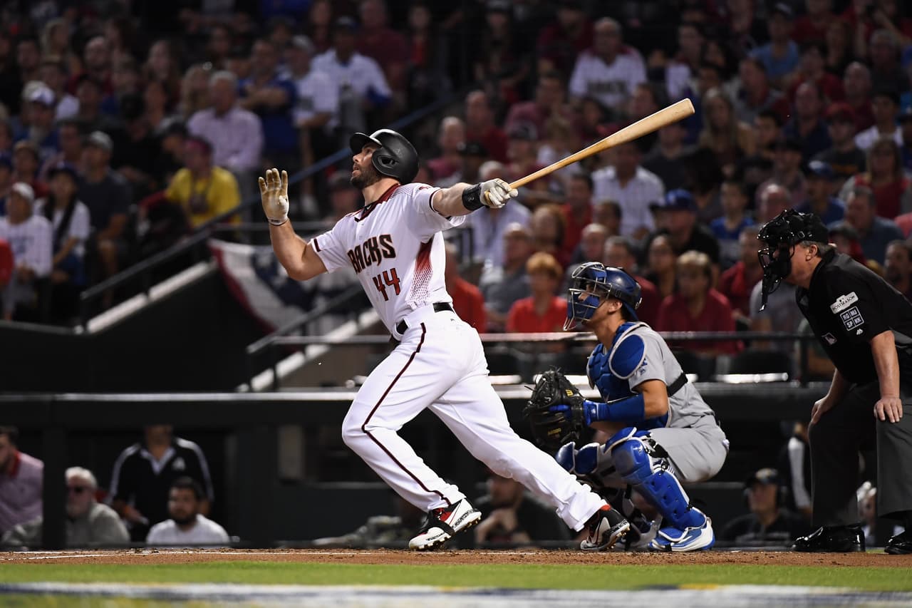 Paul Goldschmidt, primera base de Arizona, es un sólido candidato al premio MVP de la temporada, pero poco pudo hacer en esta serie ante el poderío de los Dodgers.