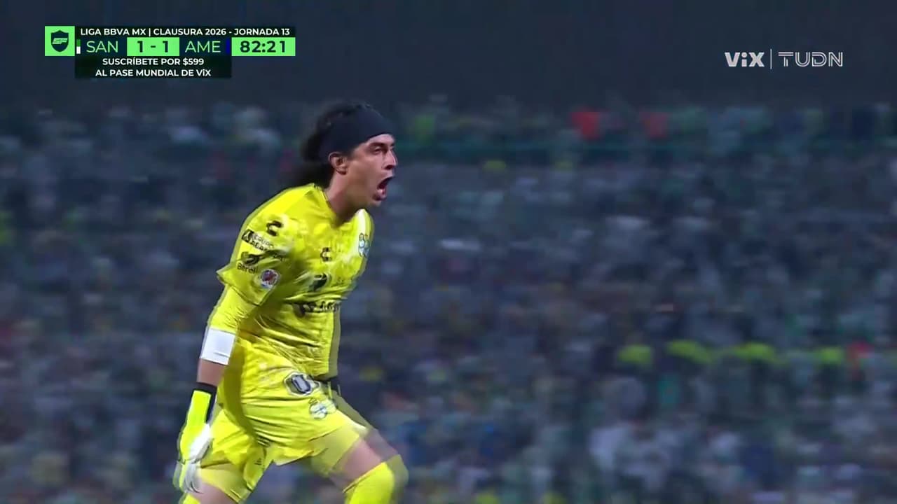 ¡Increíble! Santos le clava gol al América a menos de 2 minutos de hacer el suyo