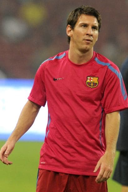 Lionel Messi fue parte del 11 inicial del equipo español.