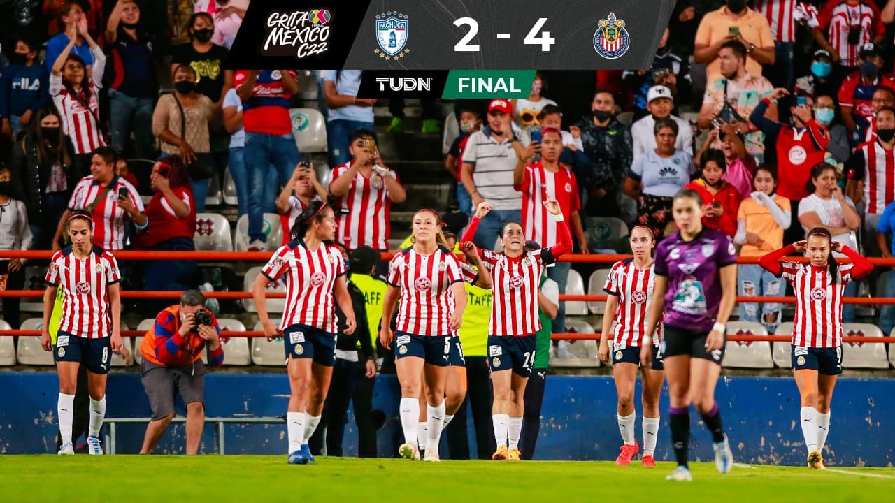 Chivas Femenil y su afición ganan la Final de ida en Pachuca