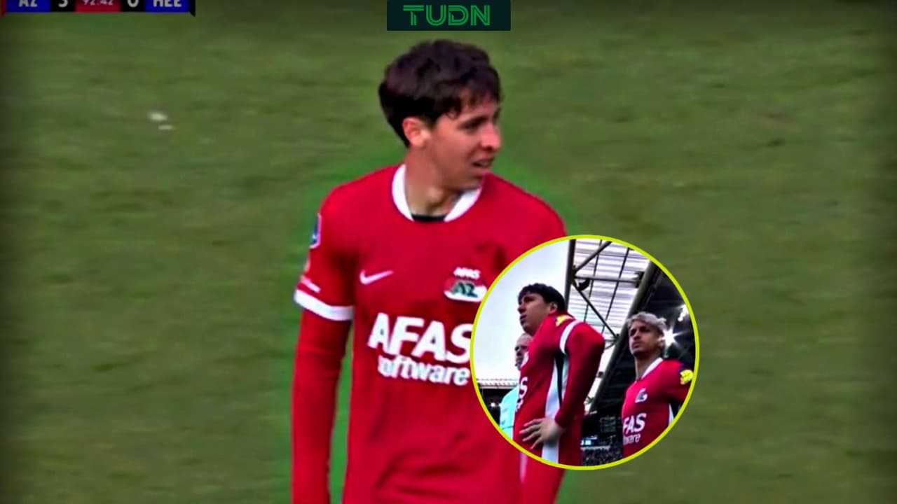 Mateo Chávez suma minutos con primer equipo de AZ Alkmaar al superar lesión