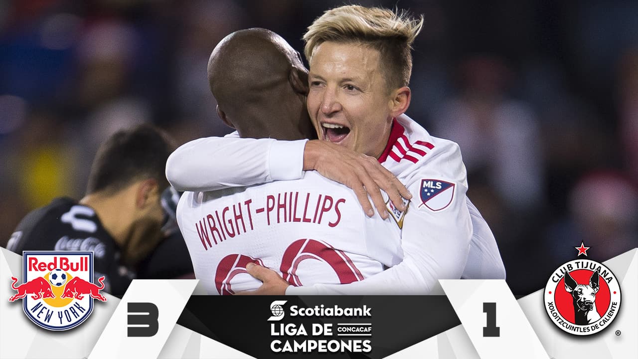 Primer golpe: NY Red Bulls humilló a Xolos con cátedra de Wright-Phillips