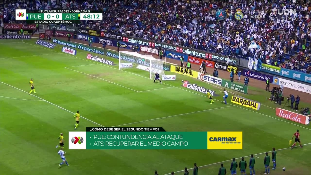 ¡GOOOL! Israel Reyes anota para Puebla.