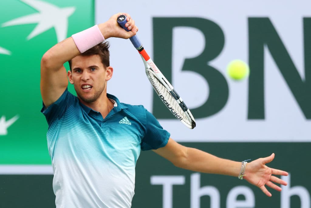 Y tan solo en 1:07 horas Thiem eliminó a Simon 6-3 y 6-1, sin demasiados sobresaltos para seguir adelante en Indian Wells.