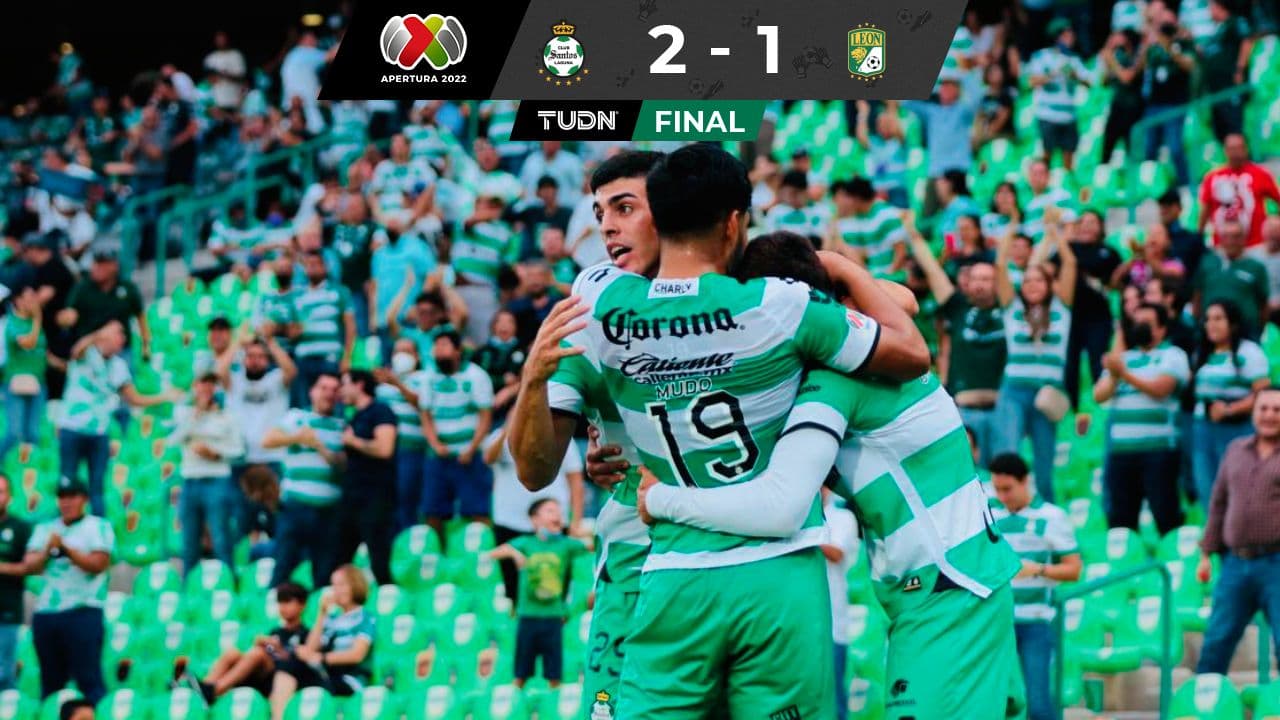 ¡Les quitan lo 'fiera'! Santos viene de atrás y vence a León