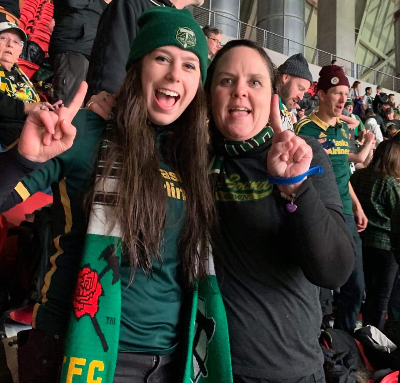 Ya ganaron una MLS Cup en 2015. Las aficionadas de los Timbers buscan la segunda estrella. (FutbolMLS.com)