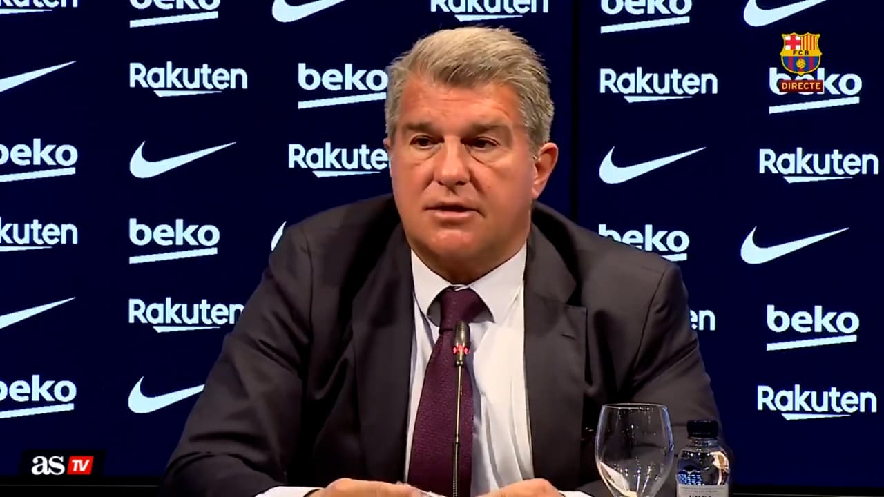 Laporta admite falta de control de Barcelona para alemanes en Europa League