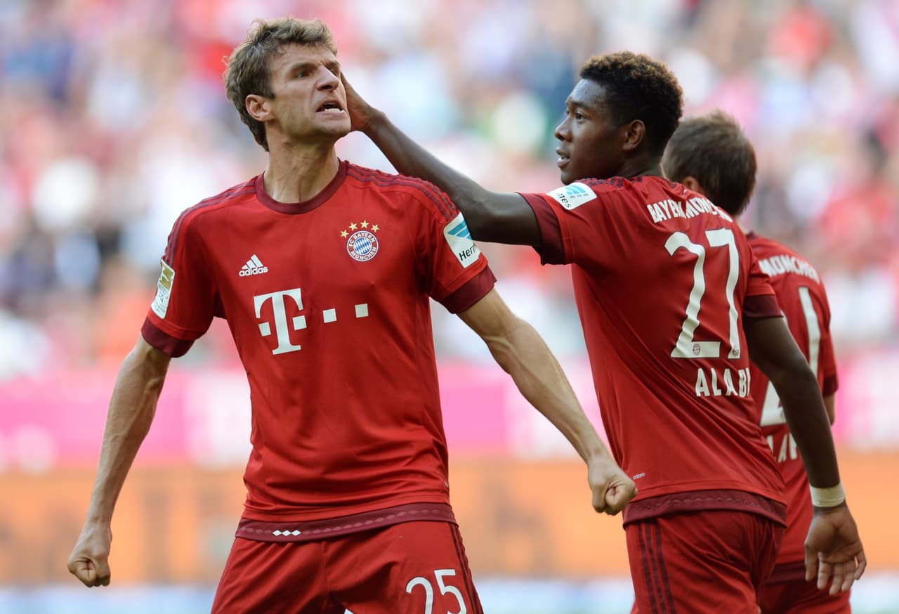 Thomas Müller anotó el gol de la victoria del Bayern Munich.