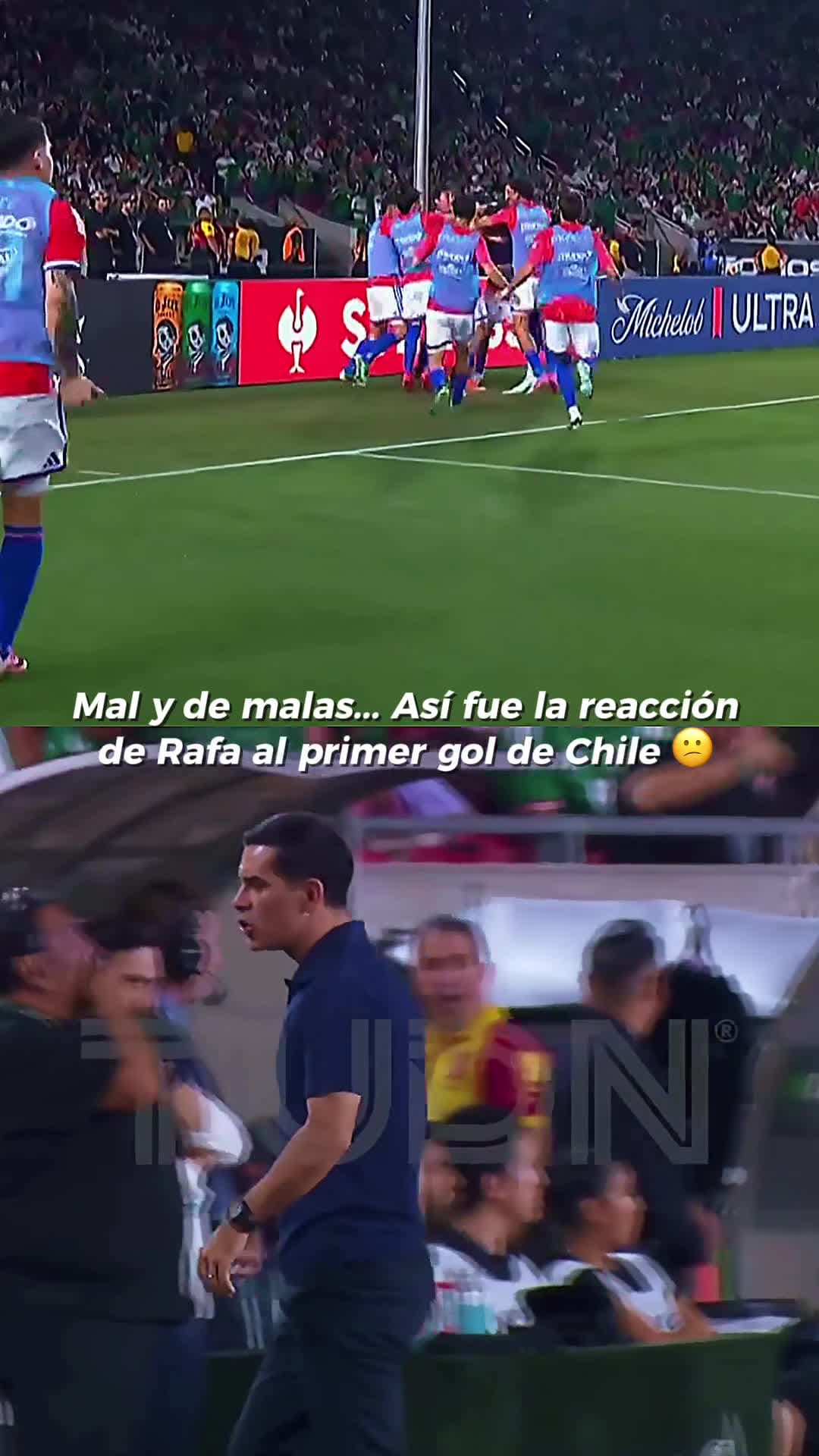 ¡Sin palabras! Así quedó Rafa Márquez tras el primer gol de Chile