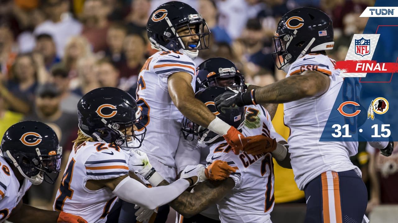 La defensiva de los Bears atemoriza y derrota a los Redskins