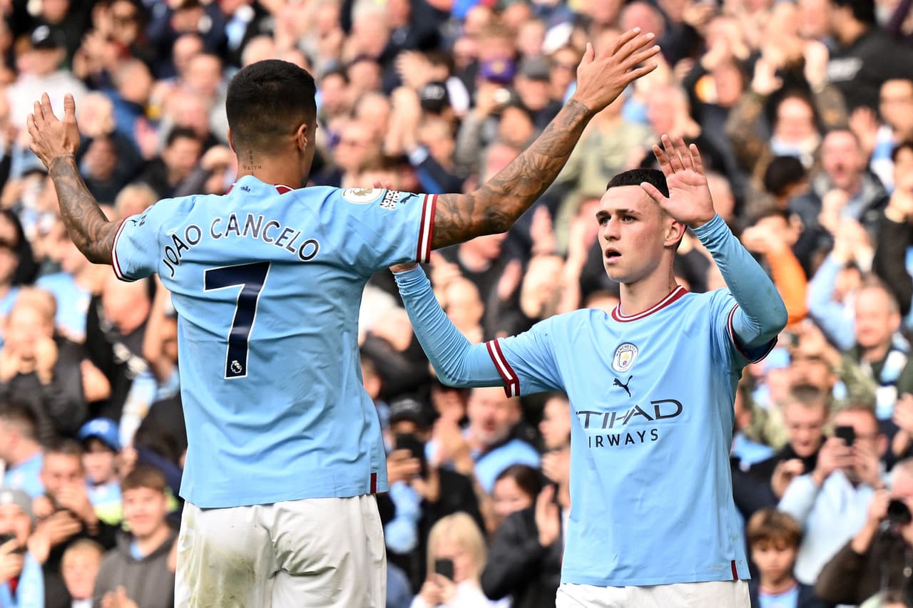 Manchester City aplastó 4-0 al Southampton con goles de Joao Cancelo, Phil Foden, Riyad Mahrez y Erling Haaland en la Jornada 10 de la Premier League.