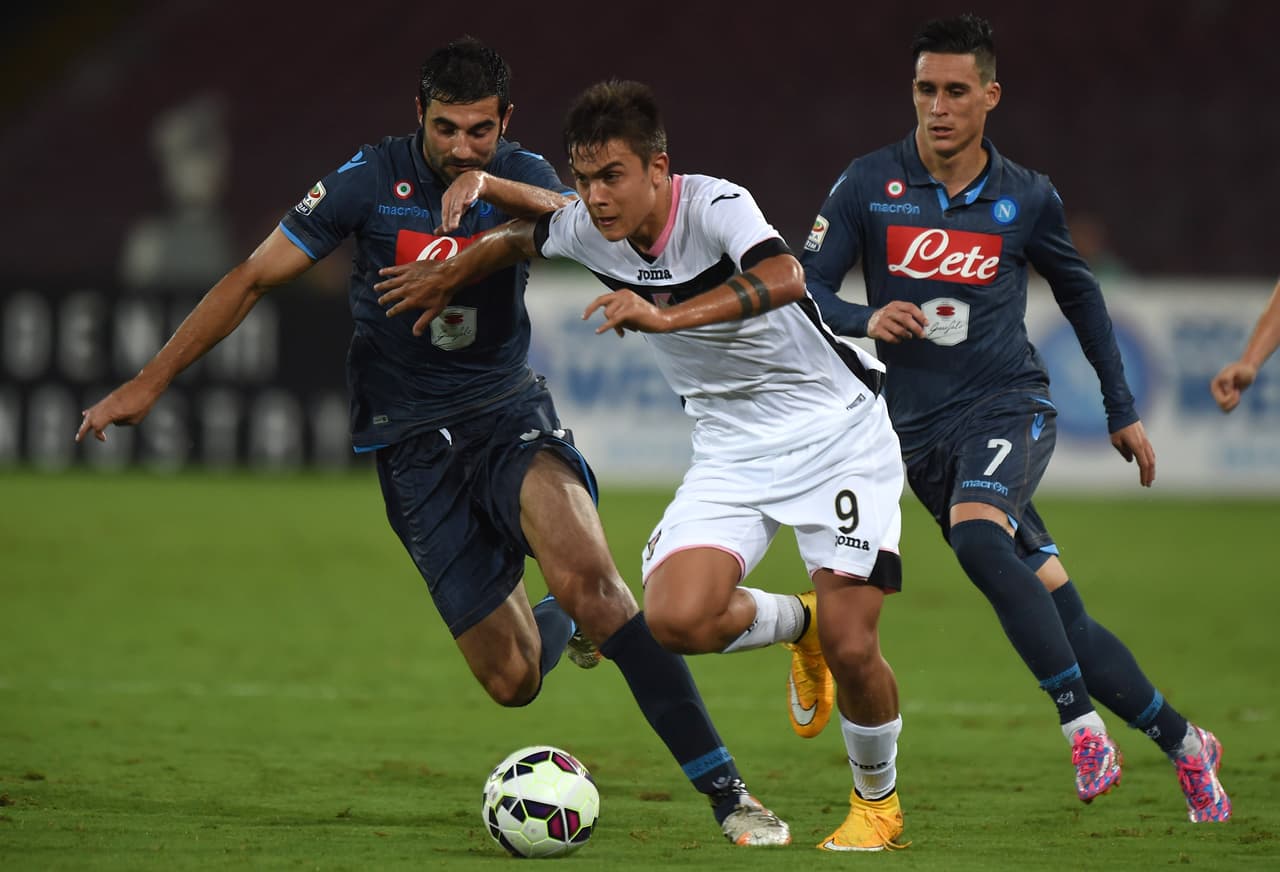 La temporada 2014-2015 fue la de la consolidación en Italia para Dybala: anotó 13 goles y ayudó al Palermo a garantizar otra temporada en primera división.