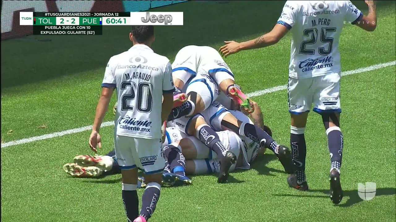 ¡GOOOL! Juan Pablo Segovia anota para Puebla.