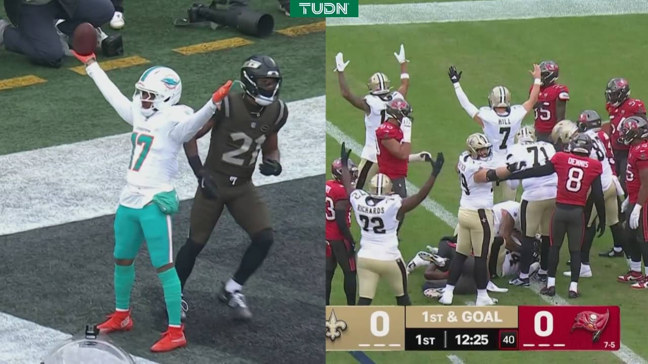 Dolphins y Saints inauguran la pizarra en los juegos de Blitz