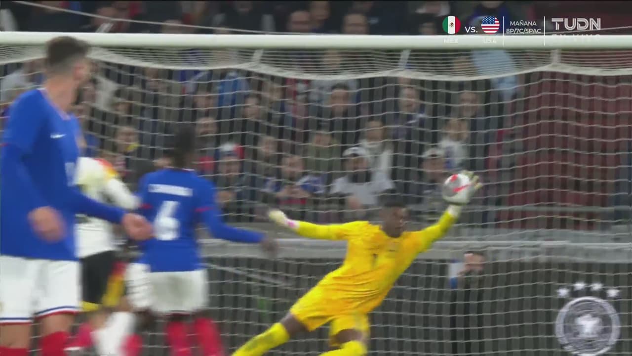 ¡Por él no ha llegado el tercer tanto alemán! Samba en plan grande