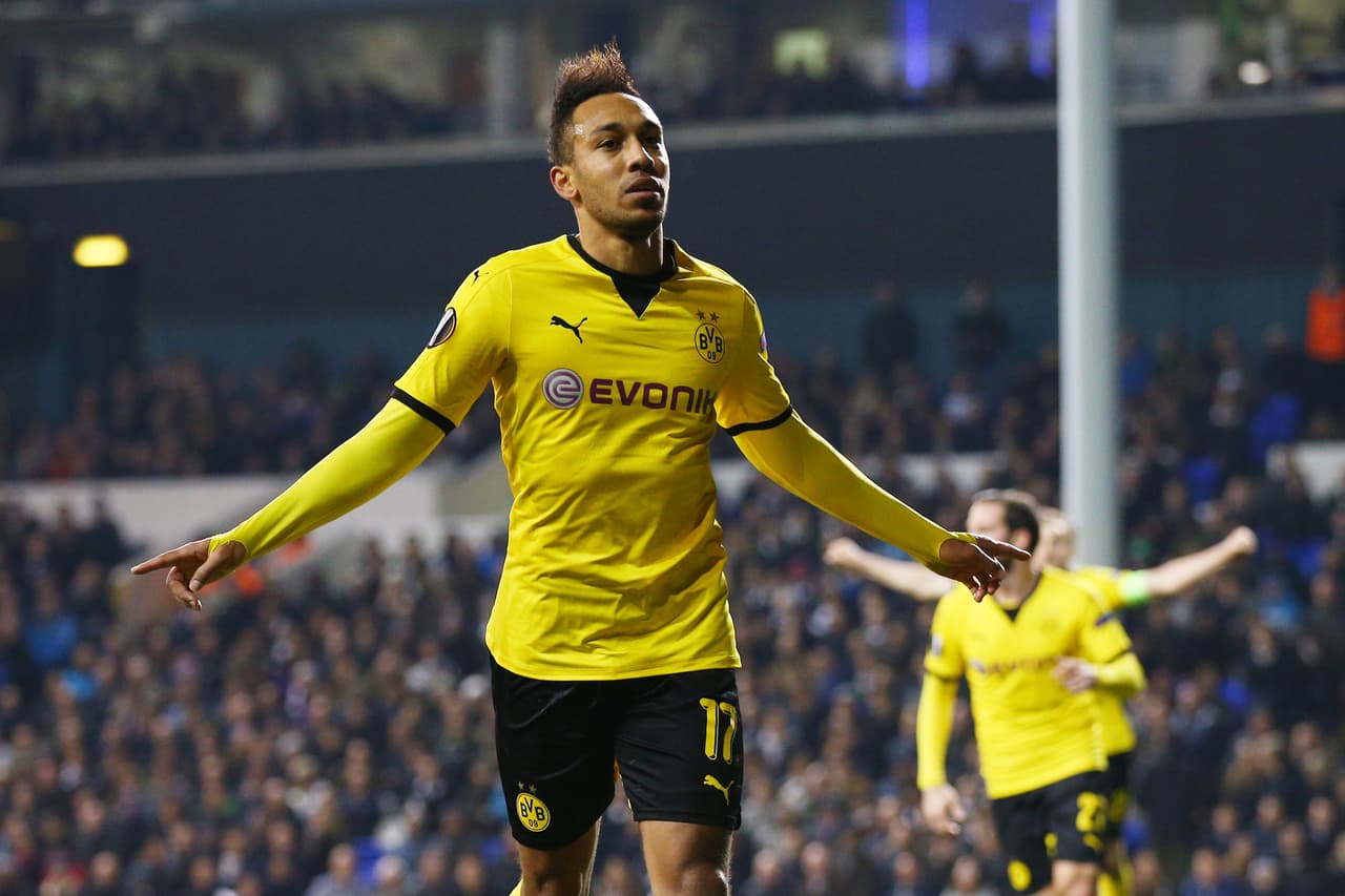 <b>1:</b> Pierre-Emerick Aubameyang, de Borussia Dortmund con 96.