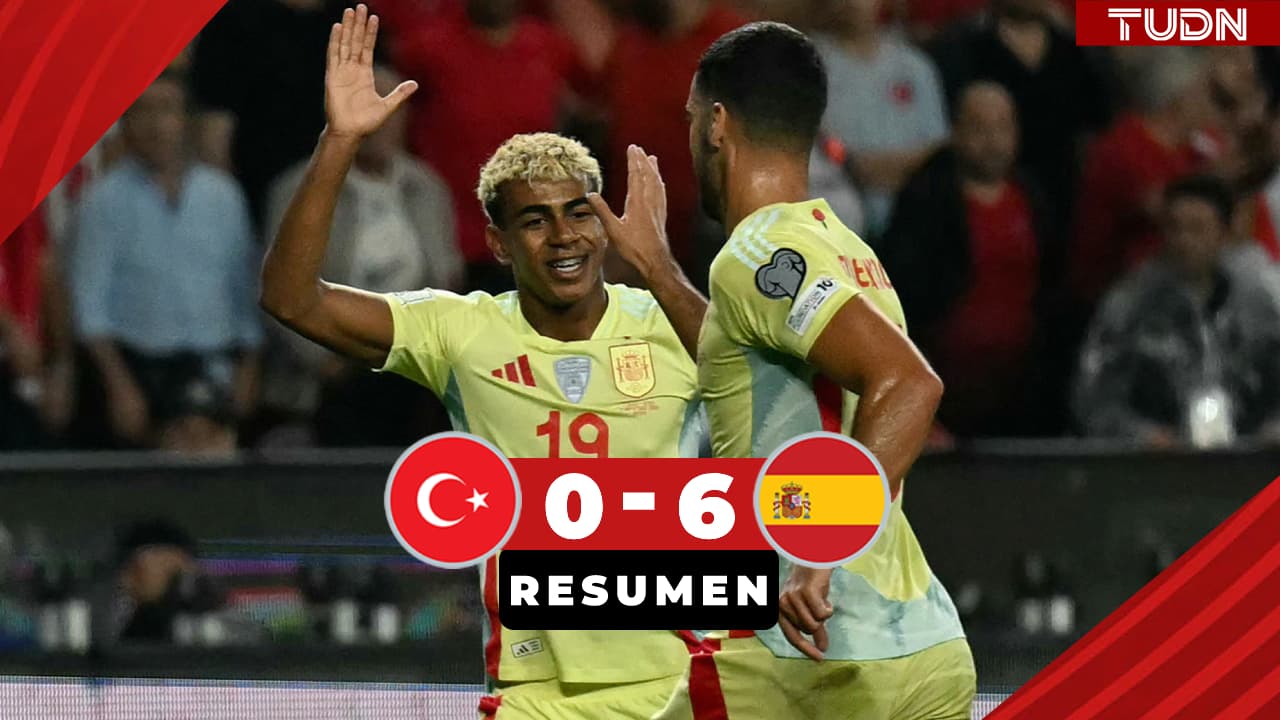 ¡Paseo turco! España golea de visita rumbo al Mundial 2026