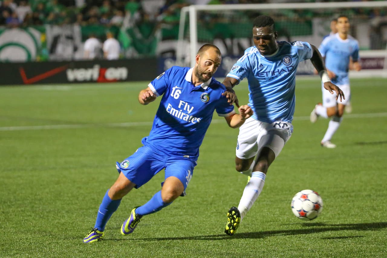 New York Cosmos eliminó a NYCFC de la U.S. Open Cup en 2015.