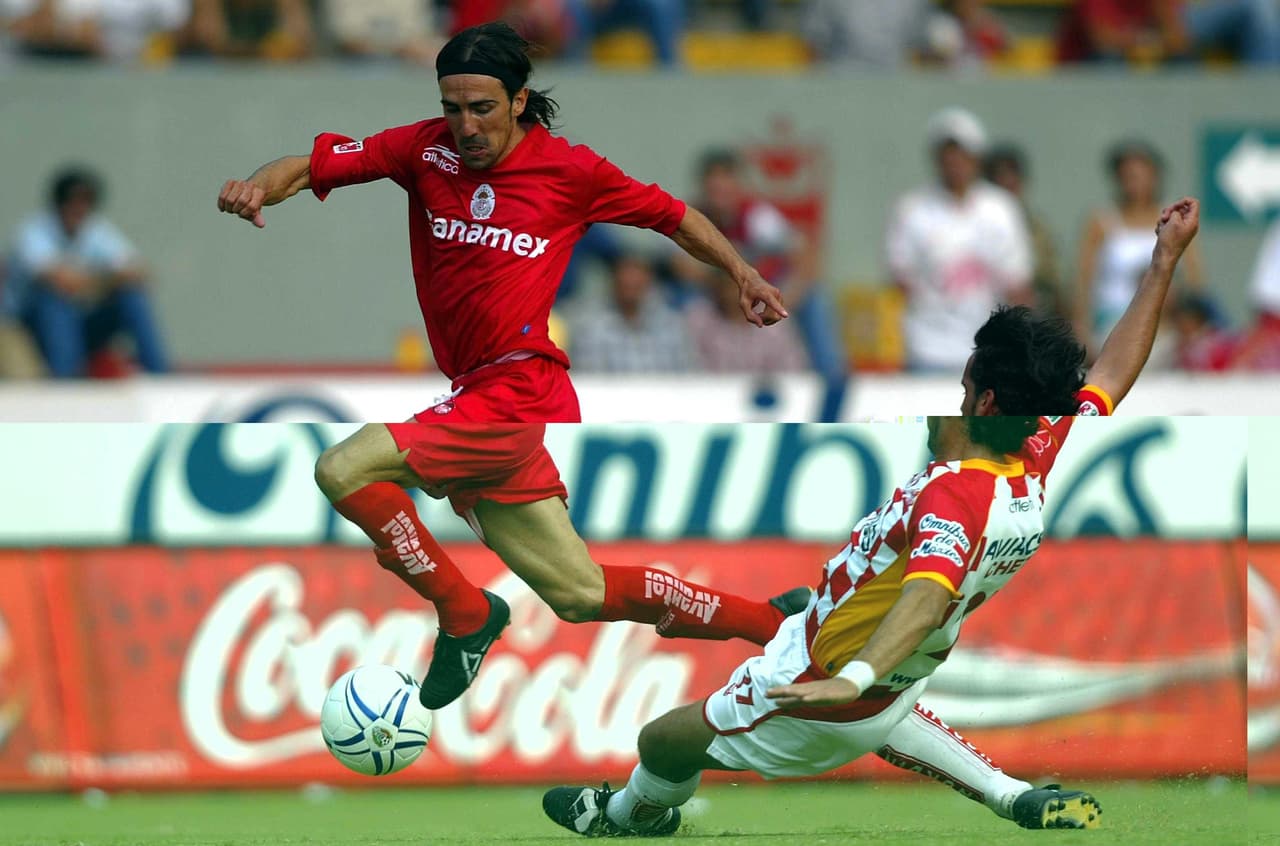 Vicente Sánchez. El uruguayo llegó en 2001 a Toluca, bajo las órdenes de Ricardo La Volpe.