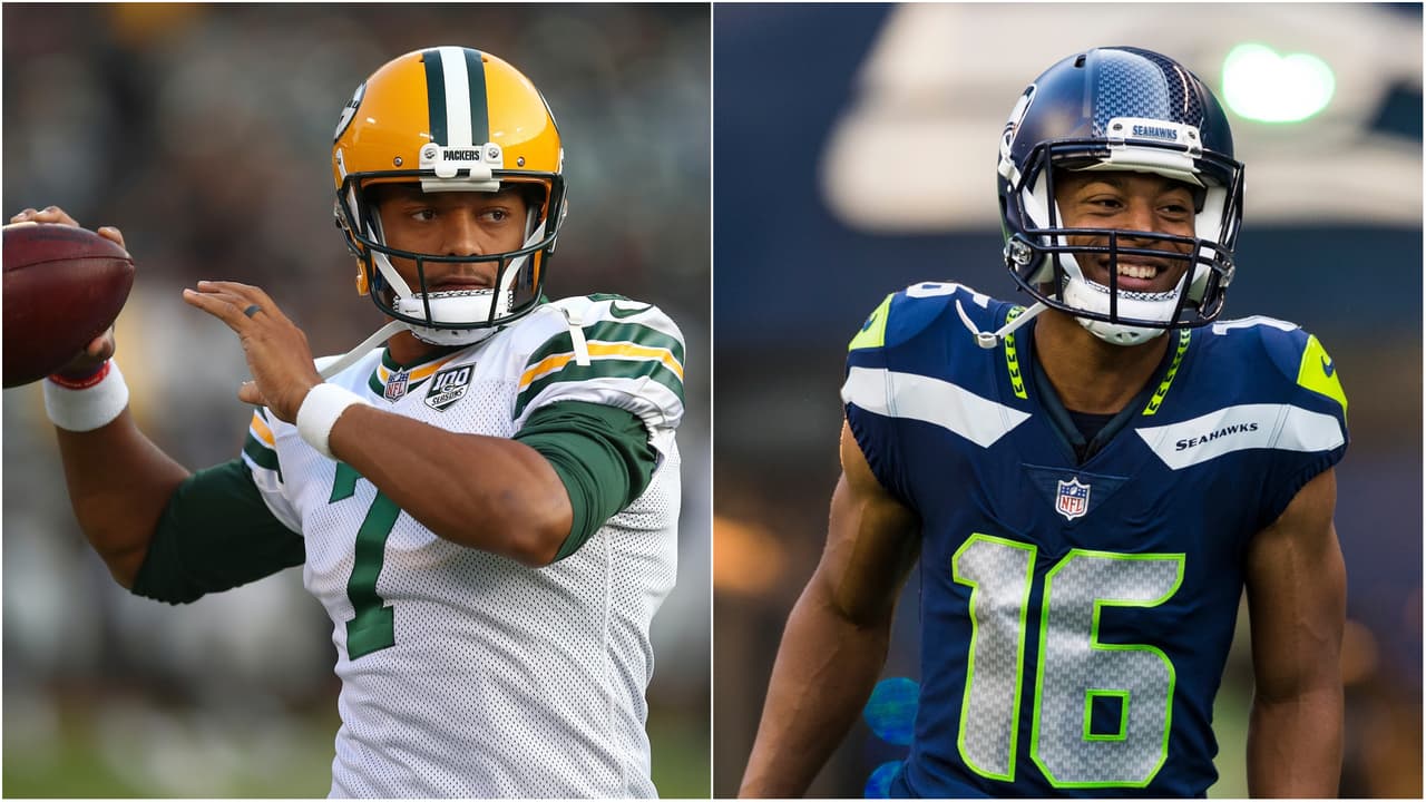 Brett Hundley jugaba en Green Bay y ahora lo hará junto al WR Tyler Lockett en Seattle.