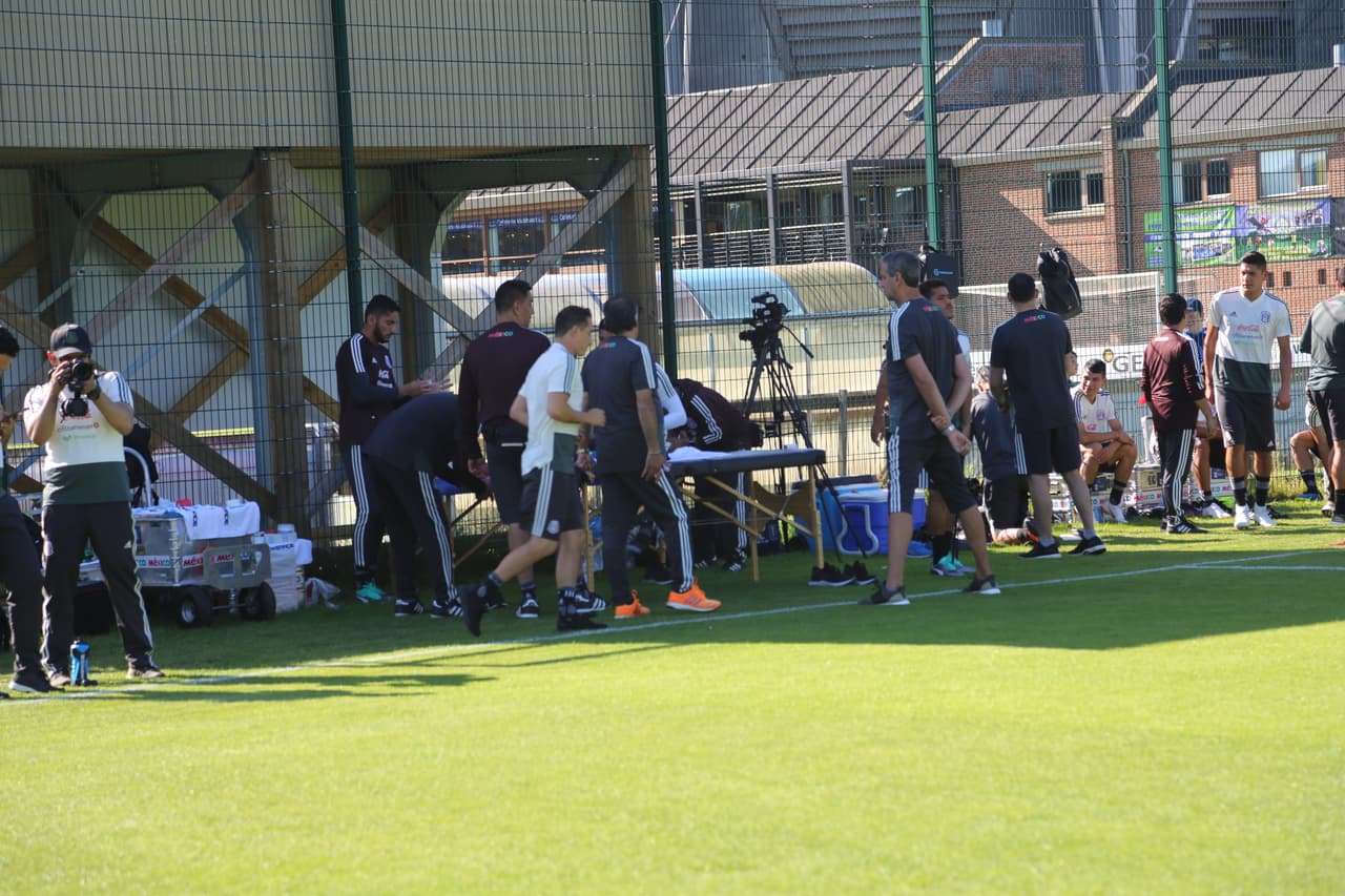 Así se vive la práctica de México para su amistoso contra Dinamarca, el último antes del Mundial.