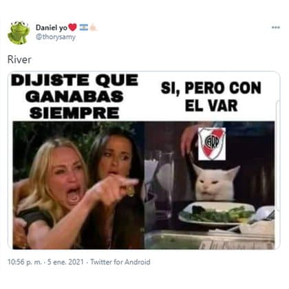 River es goleado en casa en la ida de las semifinales y los memes arremeten en contra de los argentinos y de su defensor 'Sicario Rojas'.