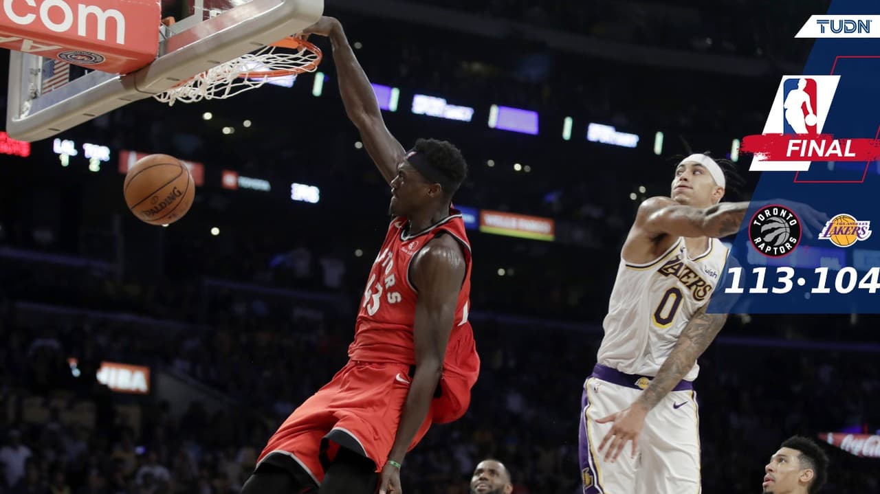 Los Raptors frenan racha ganadora de los Lakers