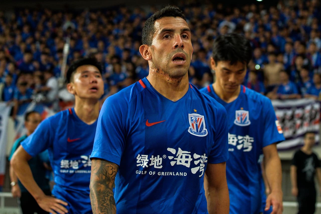 Carlos Tévez, el gran fracaso de la temporada en la Superliga china