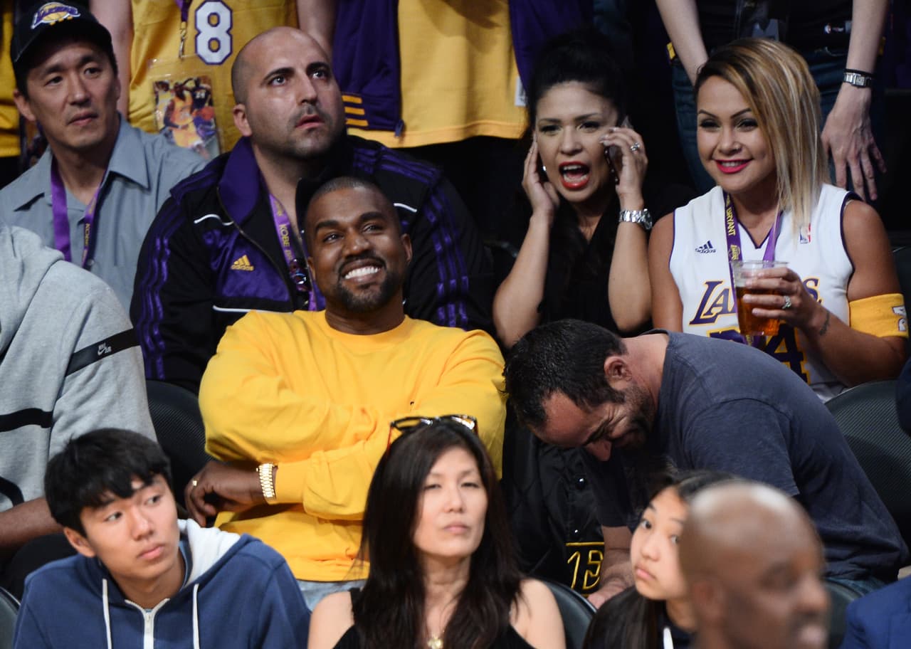 Kanye estaba encantado de la vida.