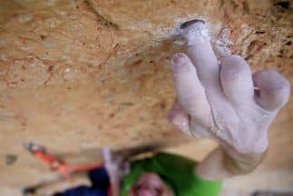 El veterano Iker Pou escala Big Men, una hazaña de fuerza en los dedos