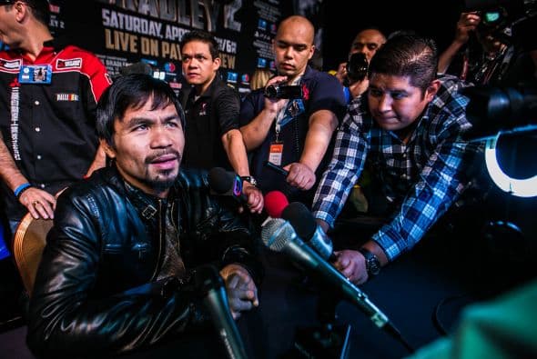 “Realmente no sentí el poder de Bradley en la primera pelea, no sentí que me hubiera lastimado (Foto: Joel Colón)