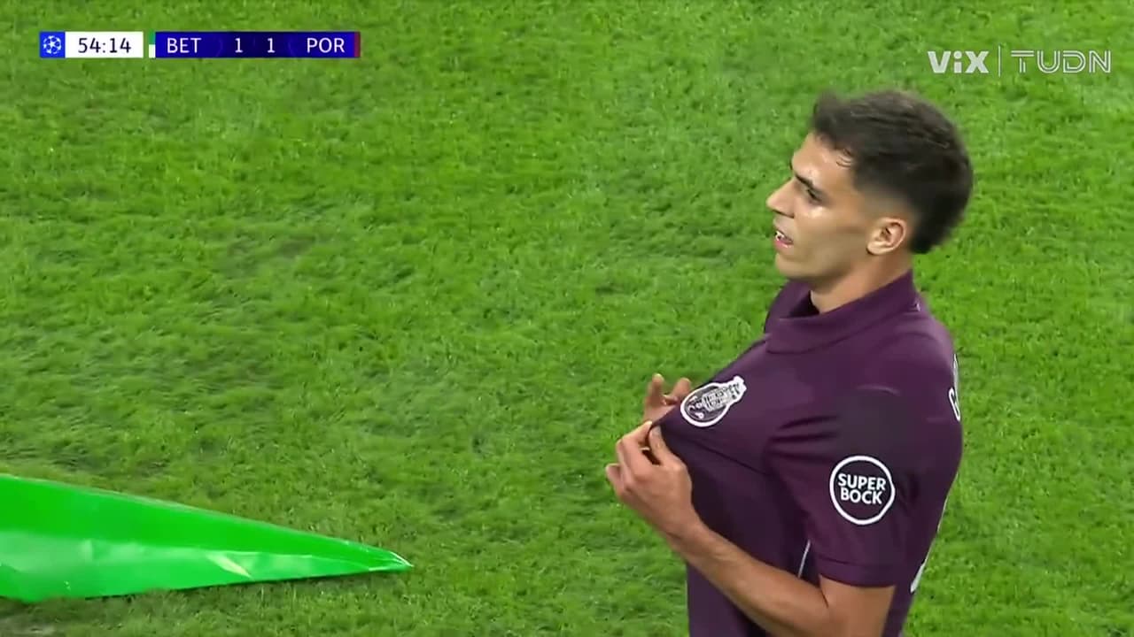 Gol del FC Porto, Gol de Gabri Veiga, Real Betis vs. Porto, 1-1