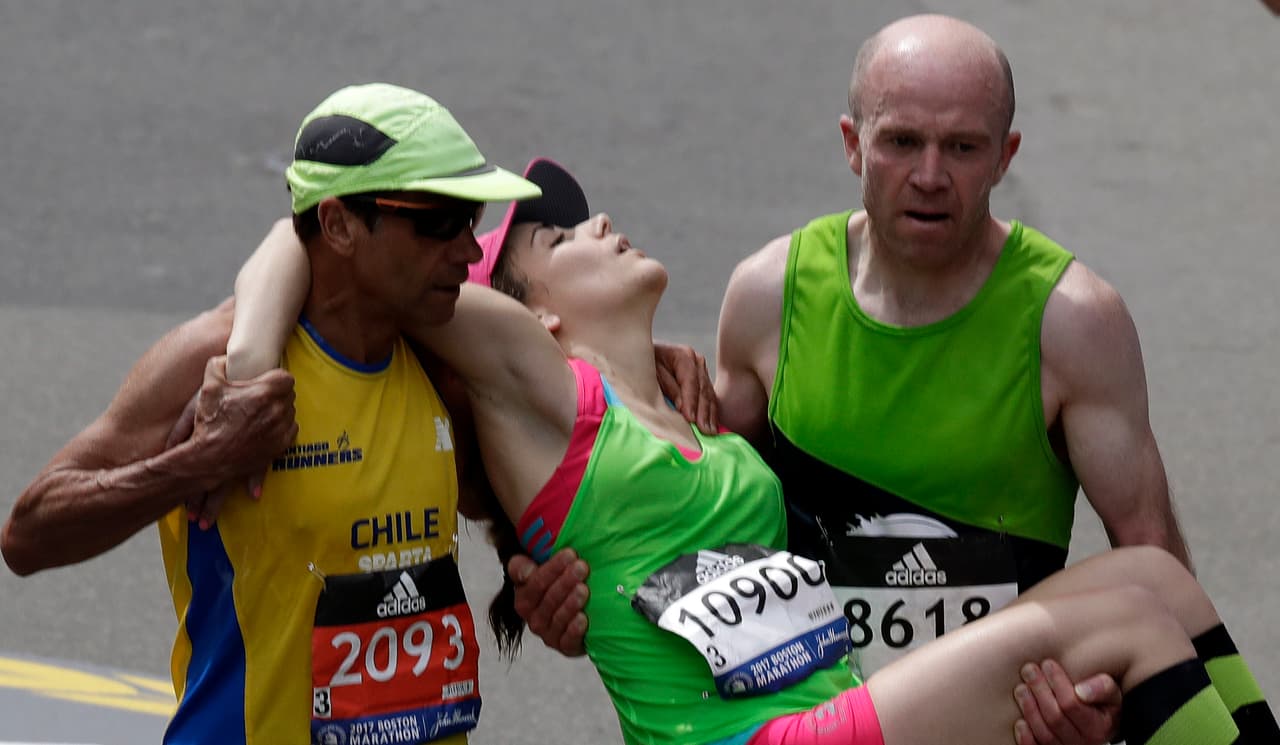 A pesar de las buenas intenciones, algunos de los participantes se vieron superados por la exigencia de la prueba.