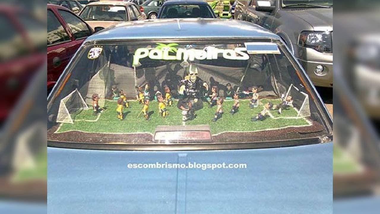 Palmeiras representando al futbol sudamericano.