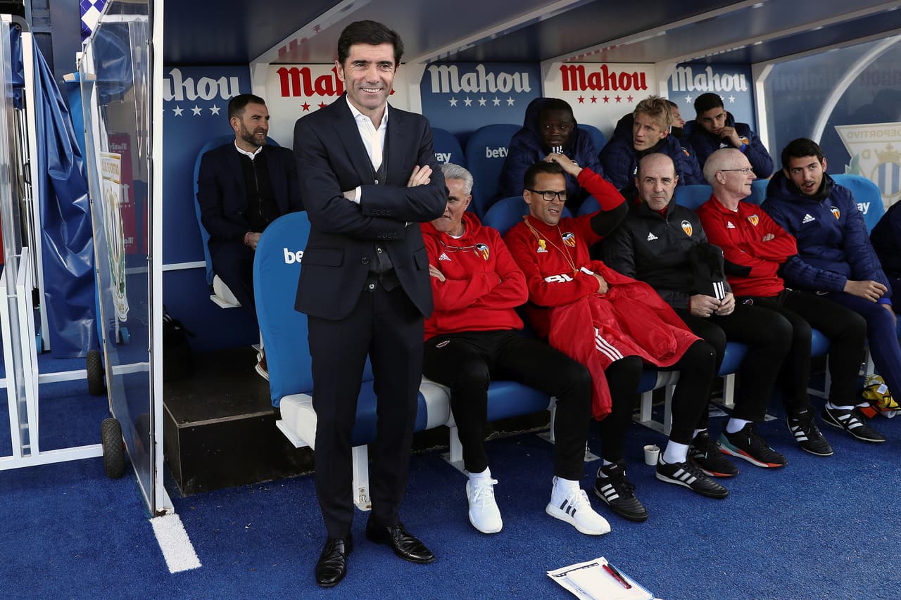 La tranquilidad de Marcelino, técnico de Valencia, fue el reflejo de que el equipo estaba cómodo con la victoria así fuera por la mínima ventaja.