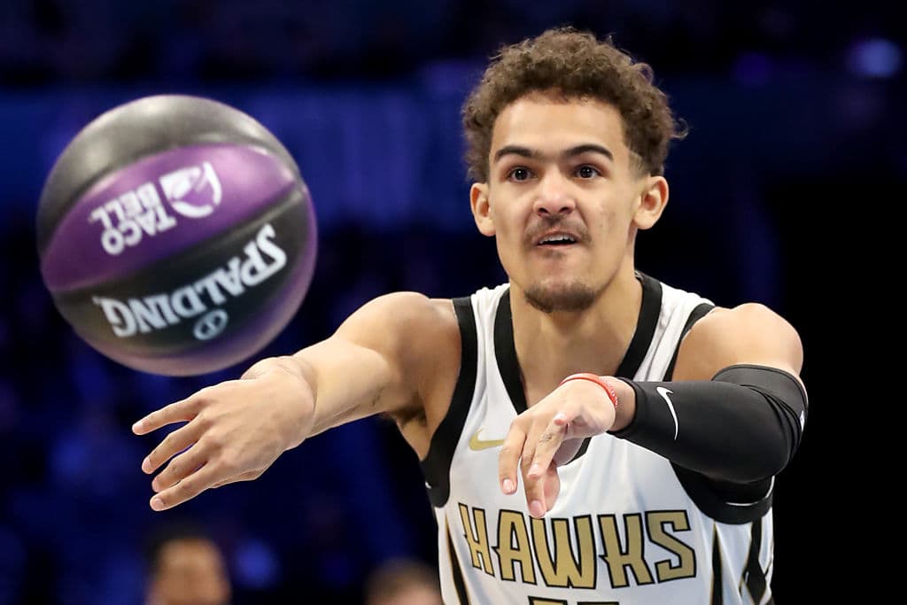 El primer evento de la noche fue el Desafío de Habilidades que tuvo en la final a Trae Young de los Atlanta Hawks.