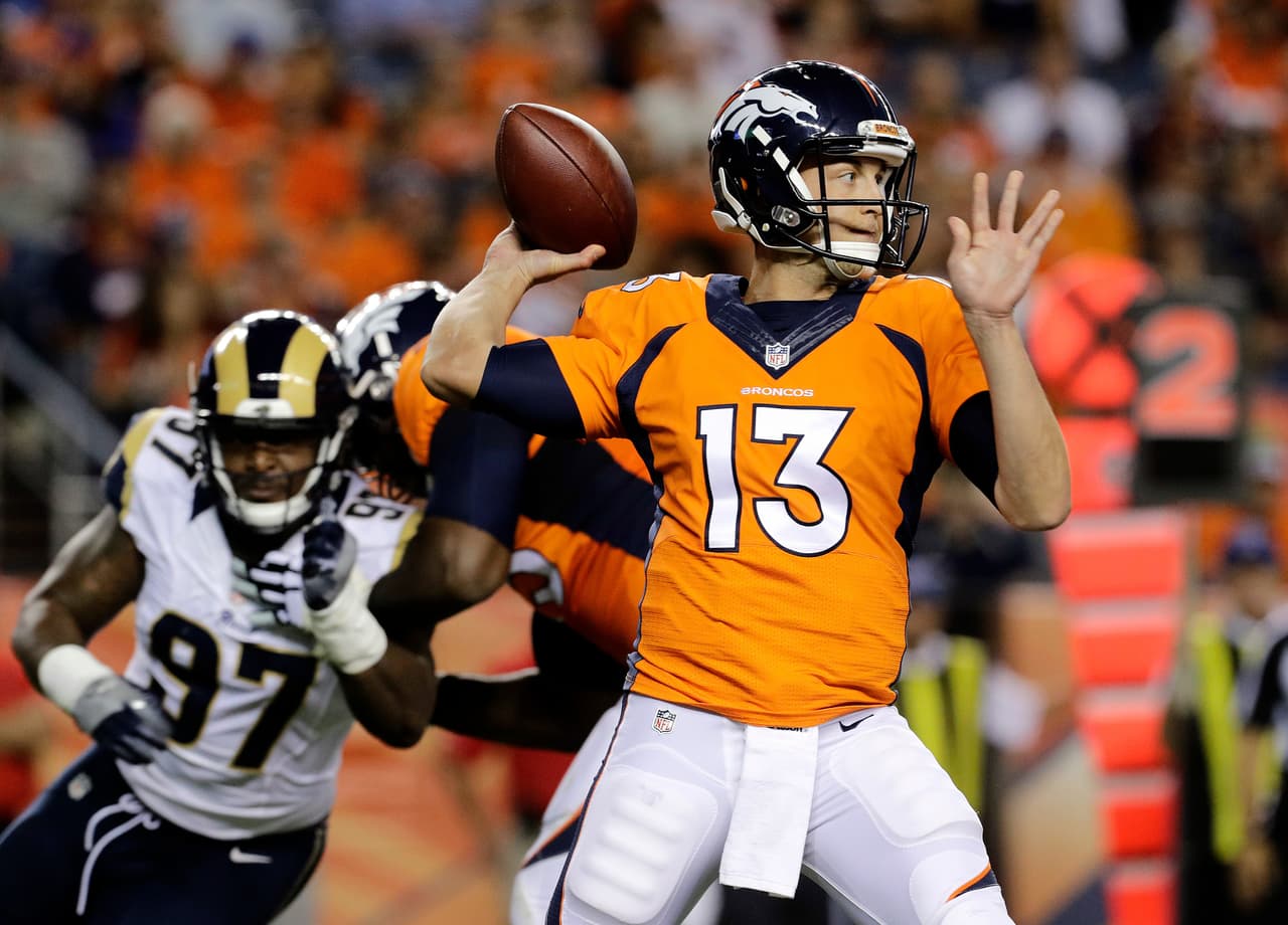 Rams 9-17 Broncos: Trevor Siemian perfilado titular en Denver por encima de Mark Sánchez