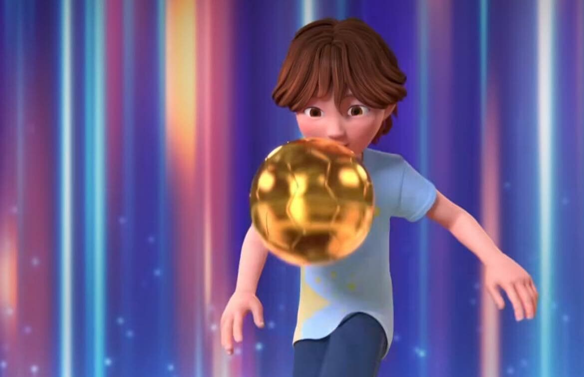 Messi lanza adelanto de su serie animada para niños