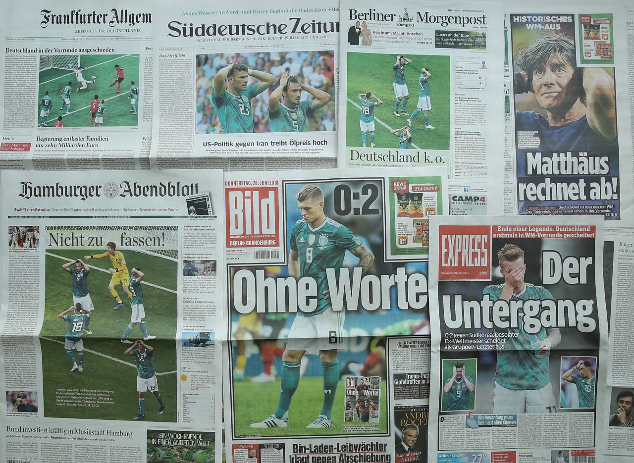 La eliminación de Alemania fue la primera vez en toda la historia de los Mundiales desde 1930 que ni los teutones, ni Argentina ni Brasil ni Italia estuvieron en una semifinal. Rusia 2018 acabó eso.