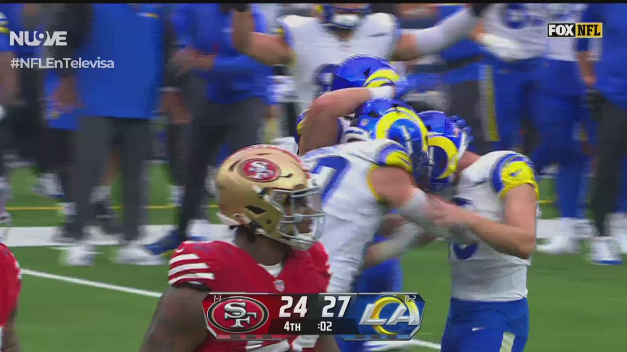 ¡Épica remontada! Novato da victoria a Rams a dos segundos del final