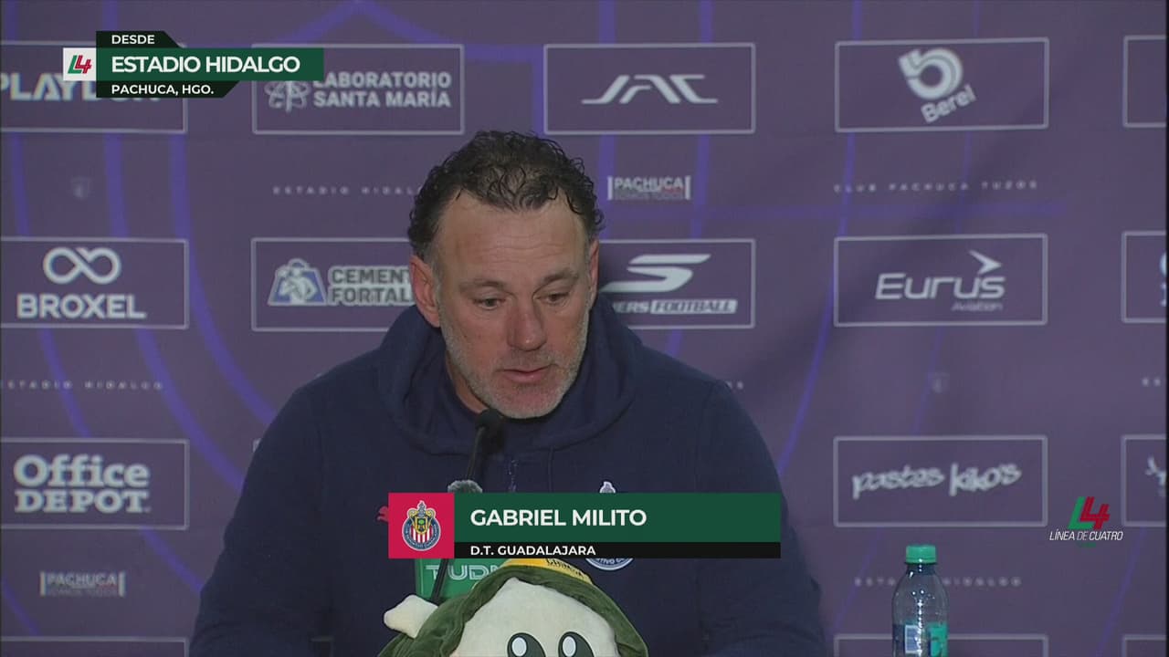 Milito dice que Chivas no solamente ganó tres puntos ante Pachuca