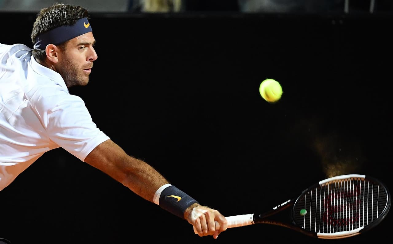 Los 12 aces en el partido no fueron suficientes para Del Potro que se quedó en el camino del Masters 1000 en camino al Grand Slam de Roland Garros.