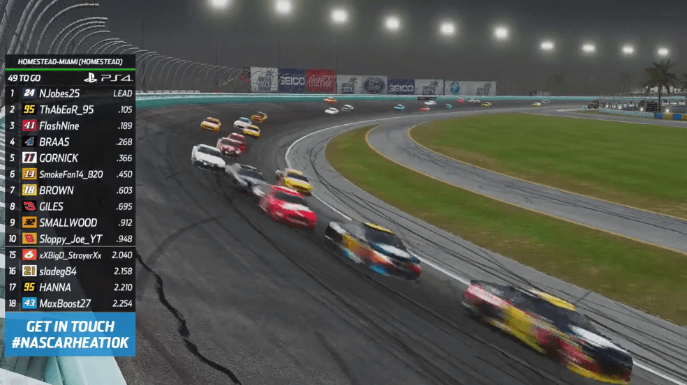 Con la presencia de dos pilotos de los Stock Cars en la vida real, se compitieron dos carreras por XBox y PS4.