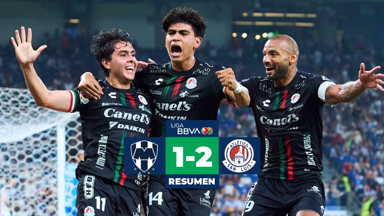 Resumen | Joya de 23 años le da la victoria a San Luis sobre Monterrey