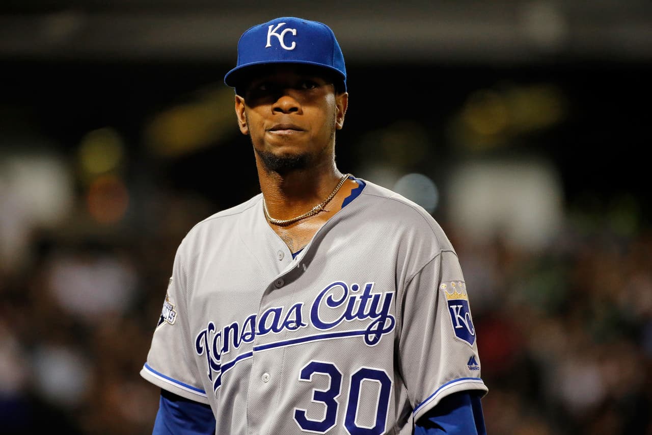El lanzador dominicano Yordano Ventura fue uno de los pilares en la consecución del título de la Serie Mundial en 2015 de los Kansas City Royals.