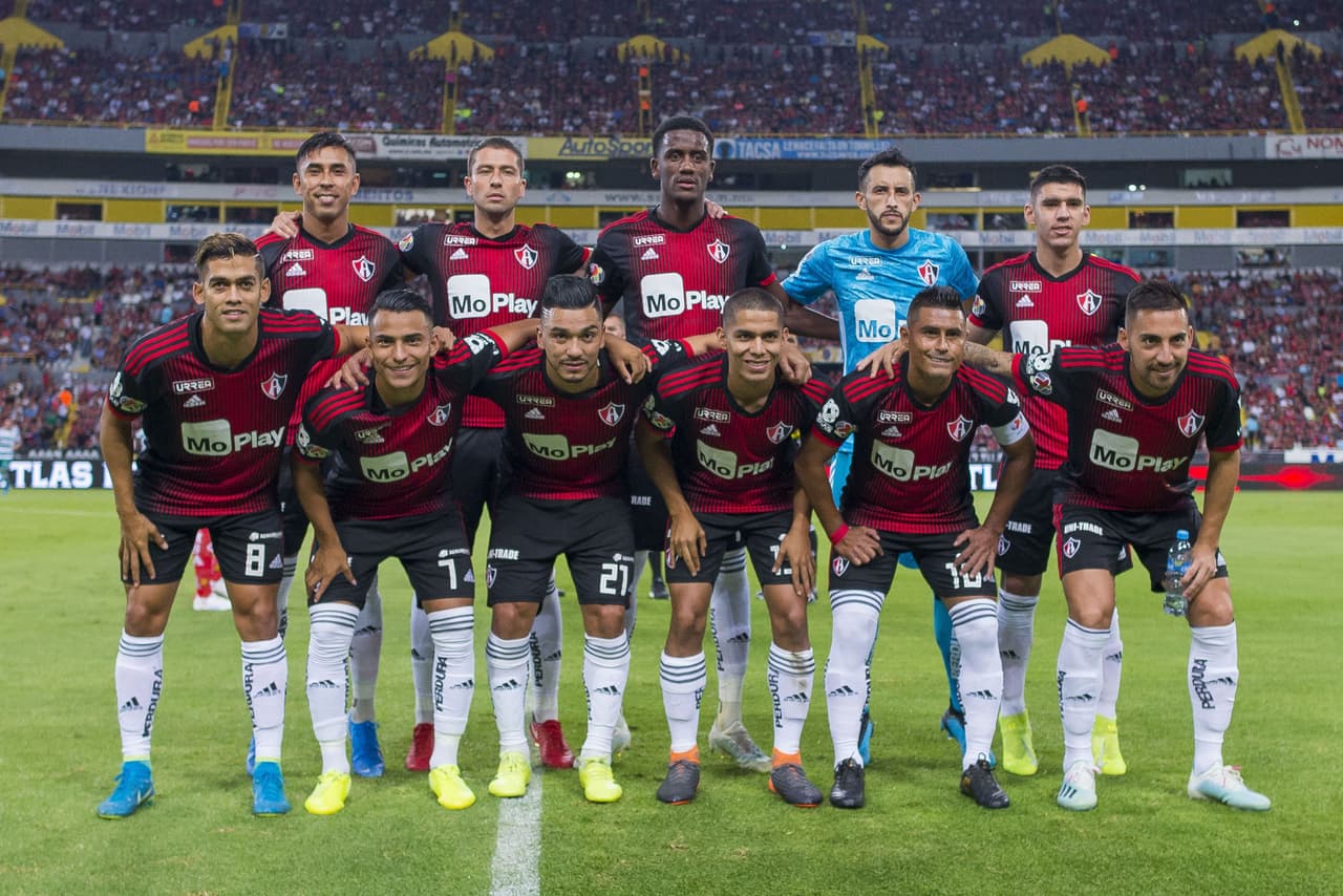 Once inicial de Atlas en la jornada 3