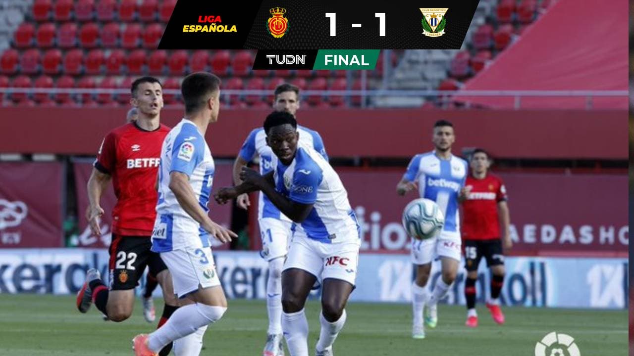 Leganés se aferra a LaLiga y empata en Mallorca con un golazo